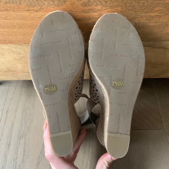 Beige Rope Wedges - Picture 7 of 11